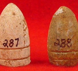 Four Various Prussian Bullets